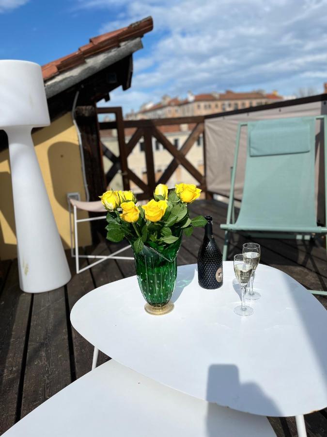 Casa Virginia Direct At The Canal Cannaregio With Own Roof Terrace Venezia Esterno foto